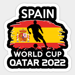 World Cup 2022 Spain Team Sticker